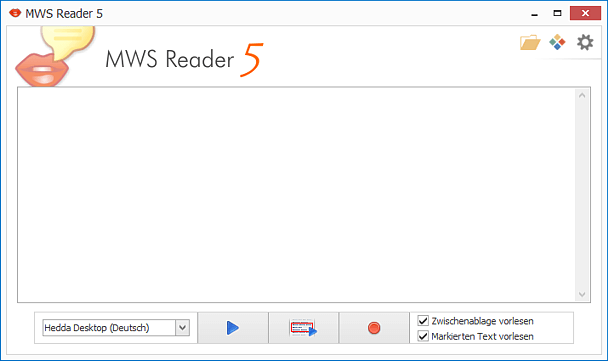 Text to Speech deutsch online, kostenlos ausprobieren mit dem MWS Reader 5 – Live Demo